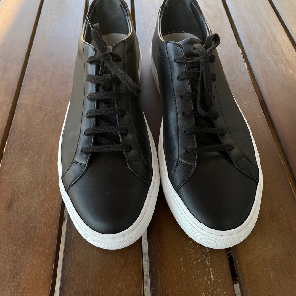 Men’s Achilles leather low top sneakers